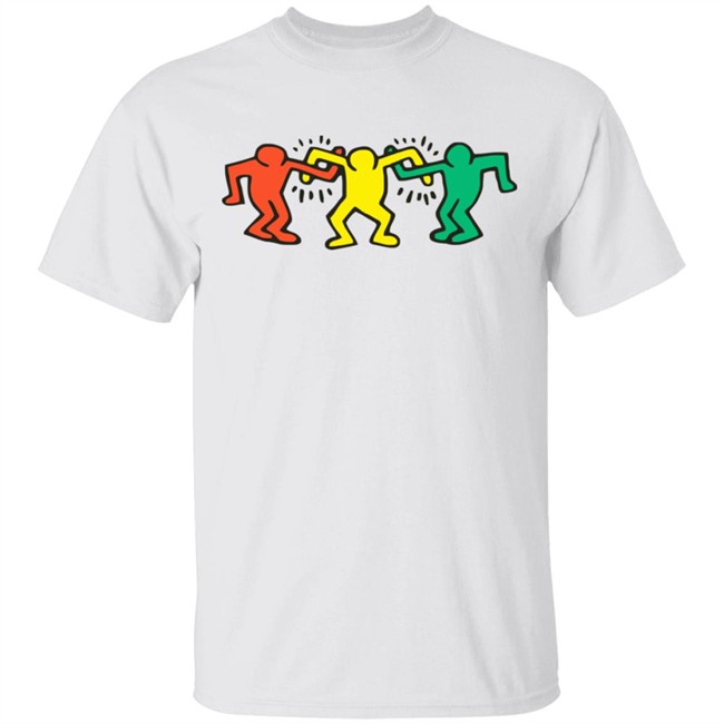 Keith Haring Hoodie Dancing People Raze White Sweatshirt Keith Haring Hoodie Dancing People Raze White Sweatshirt