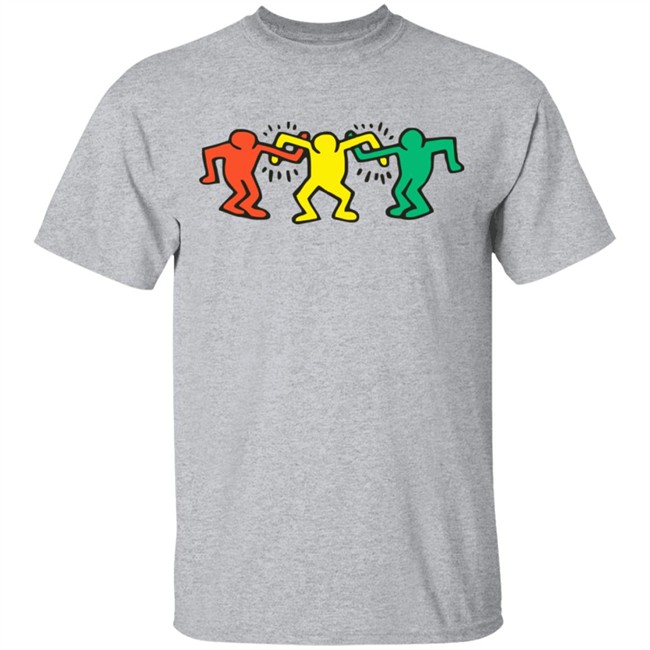 Keith Haring Hoodie Dancing People Raze White Sweatshirt Keith Haring Hoodie Dancing People Raze White Sweatshirt