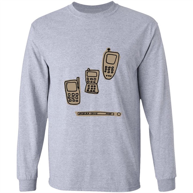 Max Merch Blueberry MISSED CALLS T SHIRT Max Merch Blueberry MISSED CALLS T SHIRT