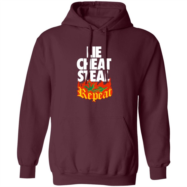 Pro Wrestling Merch Lie Cheat Steal Repeat Shirt Pro Wrestling Merch Lie Cheat Steal Repeat Shirt