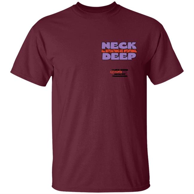 Neck Deep Merch Store High Tangerine Shirt Neck Deep Merch Store High Tangerine Shirt