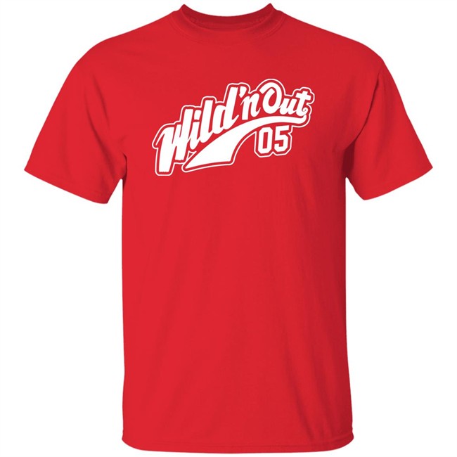 Mtvshop Wild 'N Out Nick Jersey Logo T Shirt Wild 'N Out Nick Jersey Logo Mtvshop Red Shirts