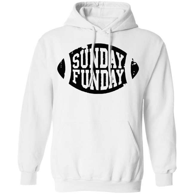 NWT Sunday Funday Football White Shirt NWT NWT Sunday Funday Football White Shirt NWT