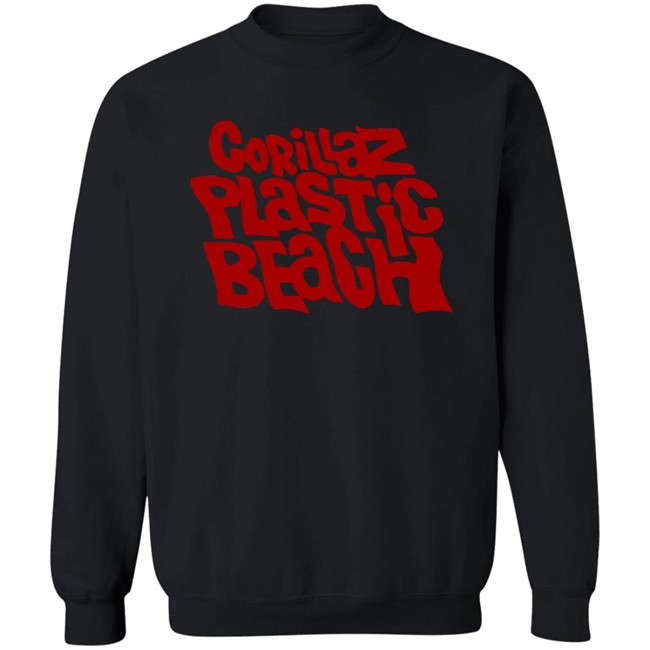 Gorillaz Plastic Beach T Shirt Plastic Beach Gorillaz Black Shirts Gorillaz Plastic Beach T Shirt Plastic Beach Gorillaz Black Shirts