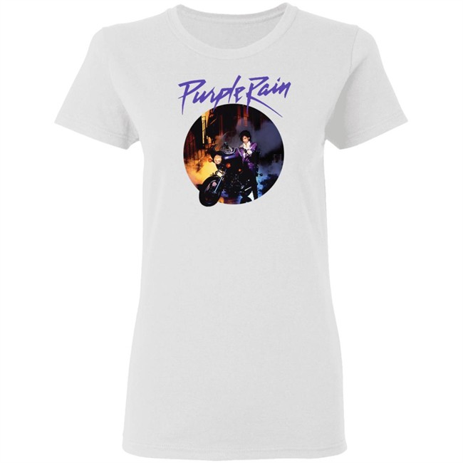 Prince Purple Rain Licensed T Shirt NEW NWT White Shirt Prince Purple Rain Licensed T Shirt NEW NWT White Shirt