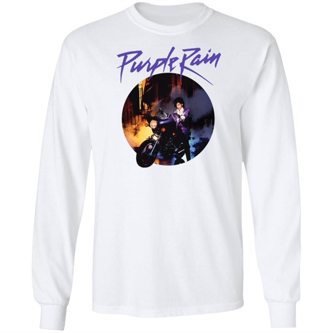 Prince Purple Rain Licensed T Shirt NEW NWT White Shirt Prince Purple Rain Licensed T Shirt NEW NWT White Shirt