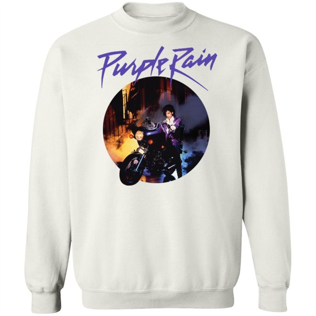Prince Purple Rain Licensed T Shirt NEW NWT White Shirt Prince Purple Rain Licensed T Shirt NEW NWT White Shirt