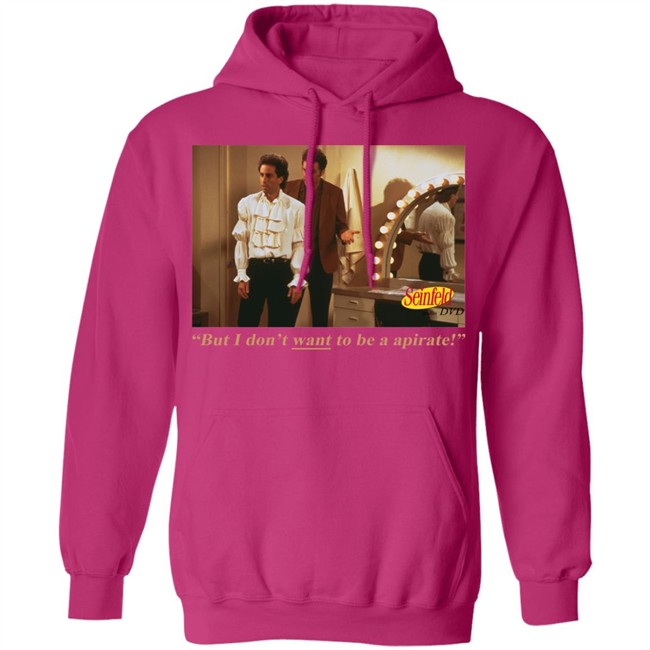 Vintage 1994 Seinfeld The Puffy Audio DVD But I Don't want to be a apirate White T Shirt Vintage 1994 Seinfeld The Puffy Audio DVD But I Don't want to be a apirate White T Shirt