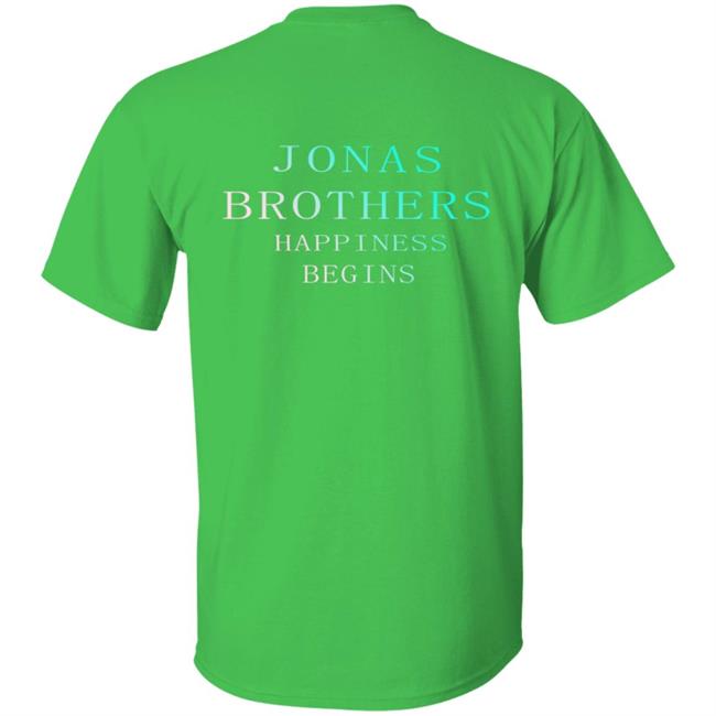 Jonas Brothers Merch Happiness Begins Hoodie Jonas Brothers Merch Happiness Begins Hoodie