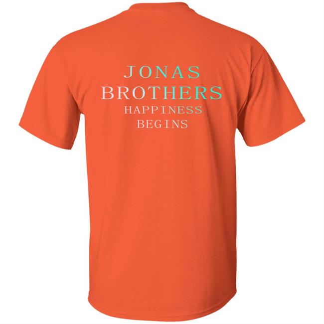 Jonas Brothers Merch Happiness Begins Hoodie Jonas Brothers Merch Happiness Begins Hoodie
