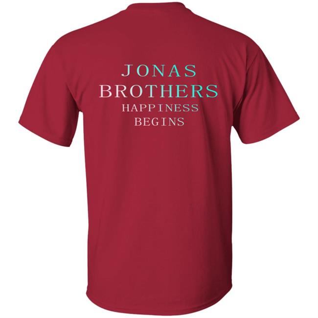 Jonas Brothers Merch Happiness Begins Hoodie Jonas Brothers Merch Happiness Begins Hoodie