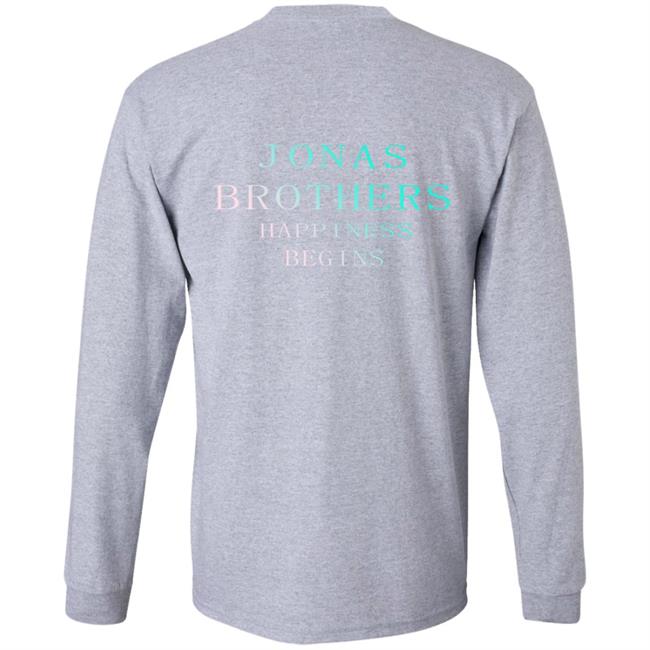 Jonas Brothers Merch Happiness Begins Hoodie Jonas Brothers Merch Happiness Begins Hoodie