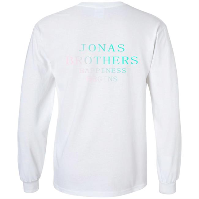 Jonas Brothers Merch Happiness Begins Hoodie Jonas Brothers Merch Happiness Begins Hoodie