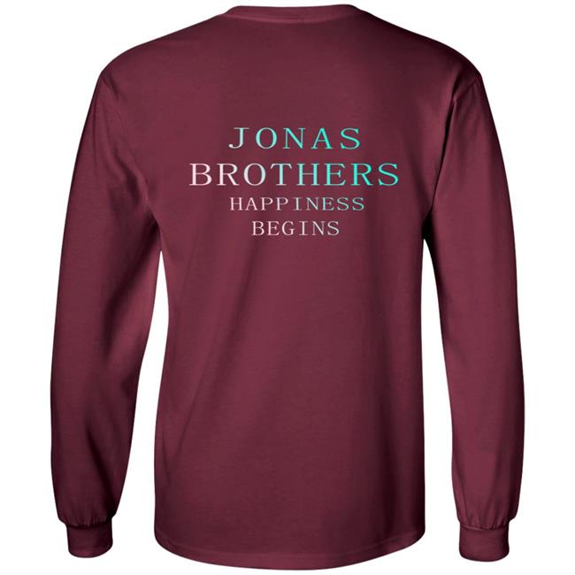 Jonas Brothers Merch Happiness Begins Hoodie Jonas Brothers Merch Happiness Begins Hoodie