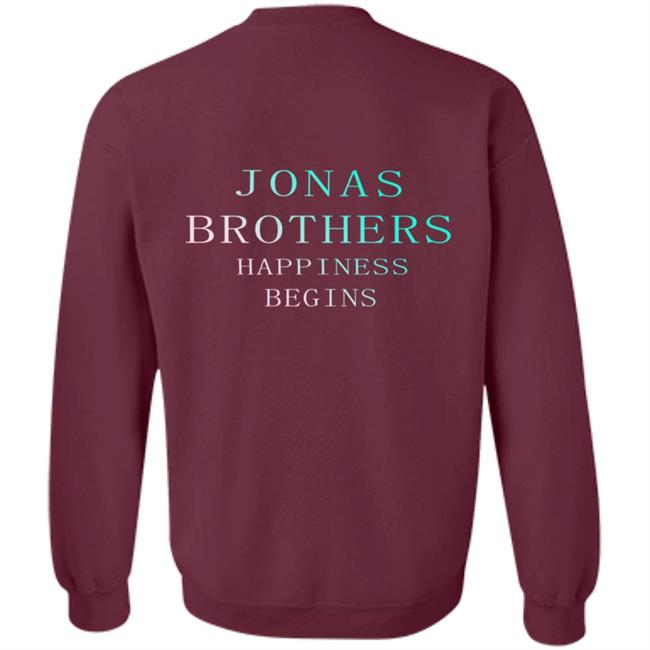 Jonas Brothers Merch Happiness Begins Hoodie Jonas Brothers Merch Happiness Begins Hoodie