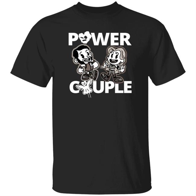 LeRae Power Couple Cartoon T Shirt