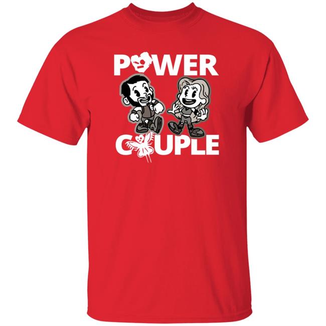 LeRae Power Couple Cartoon T Shirt LeRae Power Couple Cartoon T Shirt