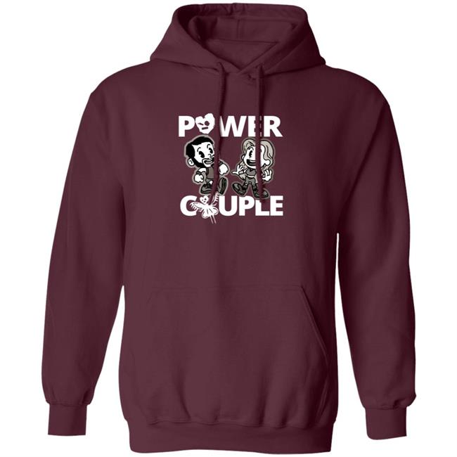 LeRae Power Couple Cartoon T Shirt LeRae Power Couple Cartoon T Shirt