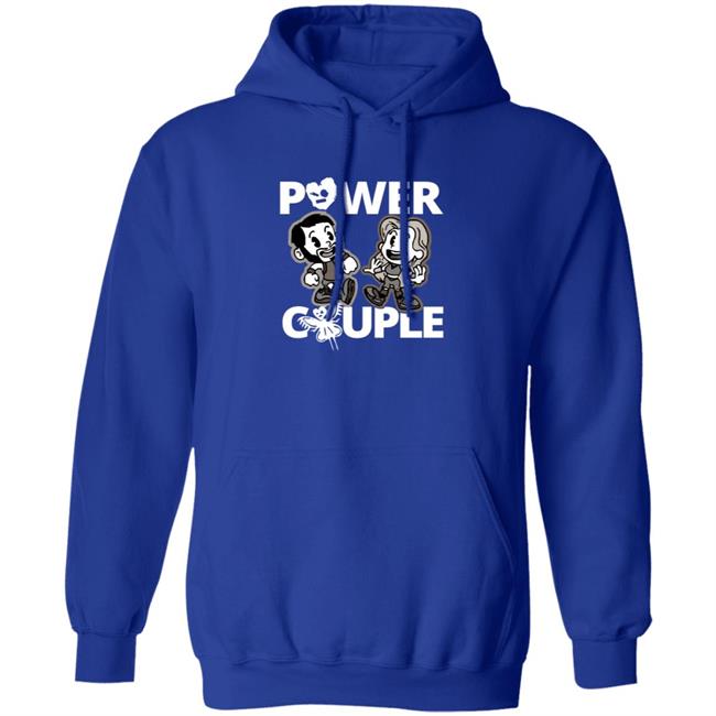 LeRae Power Couple Cartoon T Shirt LeRae Power Couple Cartoon T Shirt
