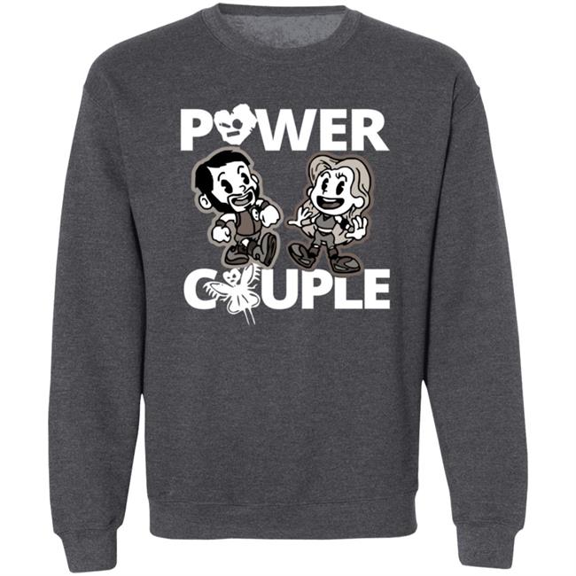 LeRae Power Couple Cartoon T Shirt LeRae Power Couple Cartoon T Shirt