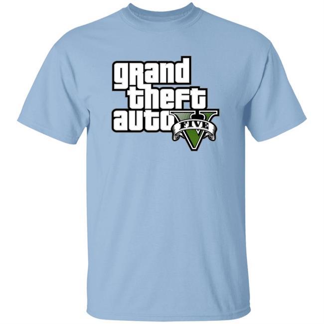 Grand Theft Auto V Logo T Shirt Grand Theft Auto V Logo T Shirt