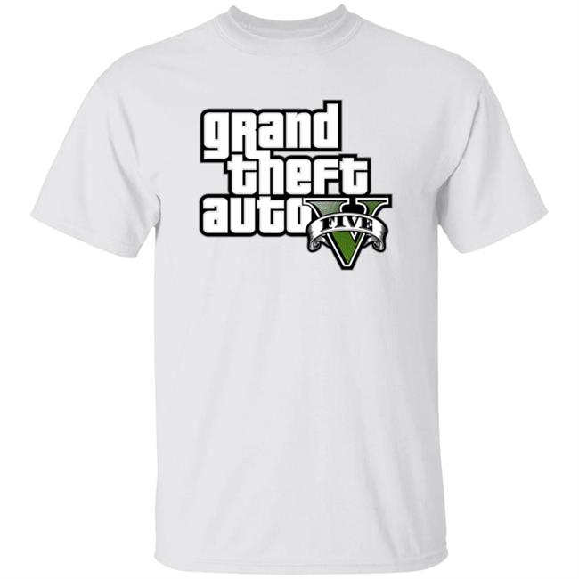 Grand Theft Auto V Logo T Shirt Grand Theft Auto V Logo T Shirt