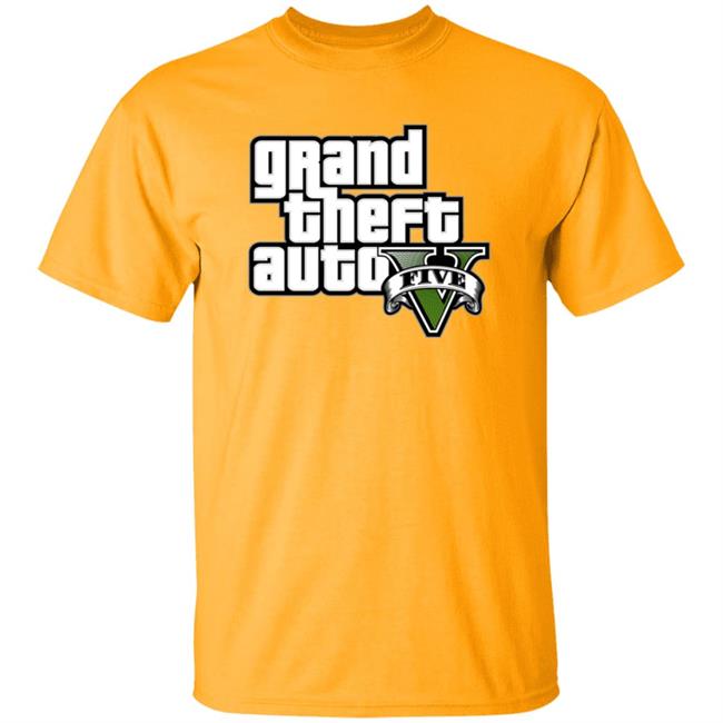 Grand Theft Auto V Logo T Shirt Grand Theft Auto V Logo T Shirt