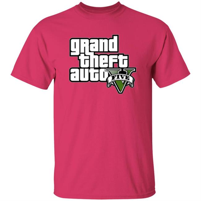 Grand Theft Auto V Logo T Shirt Grand Theft Auto V Logo T Shirt