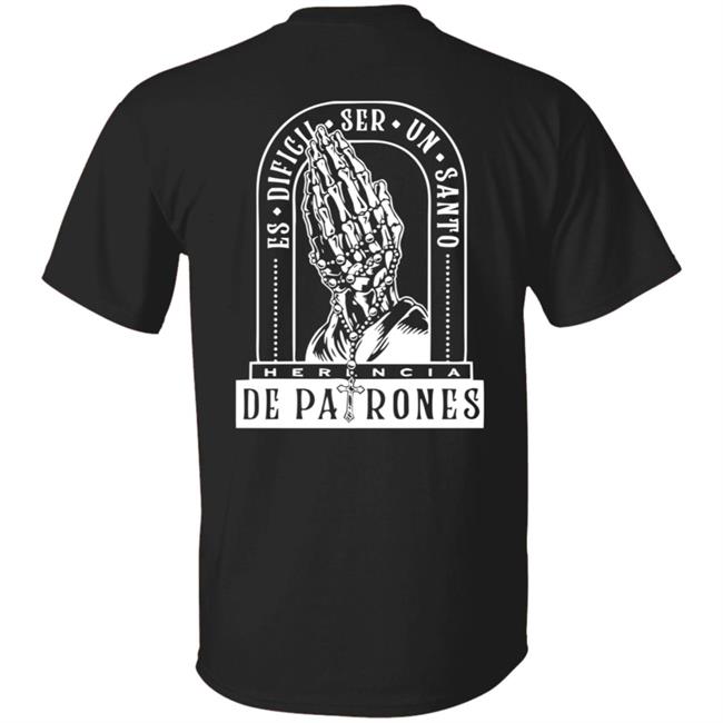 Herencia De Patrones Official Merch Es Dificil Ser Un Santo Hoodie Herencia De Patrones Official Merch Es Dificil Ser Un Santo Hoodie