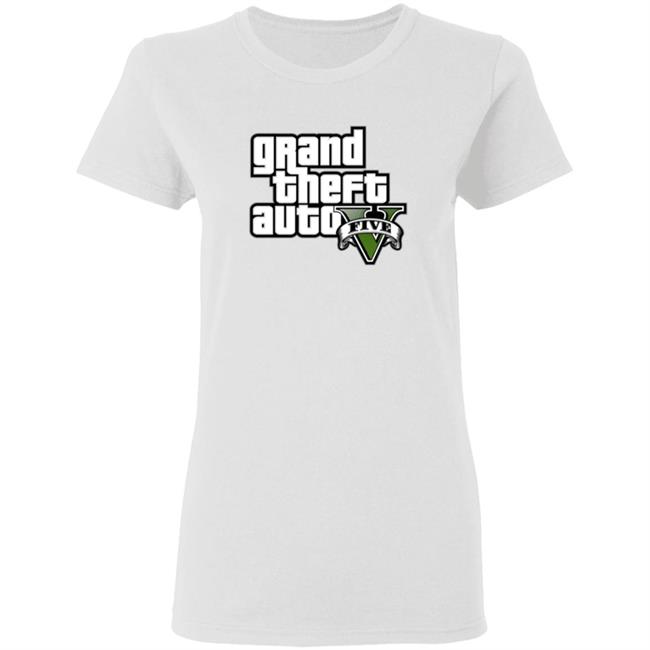 Grand Theft Auto V Logo T Shirt Grand Theft Auto V Logo T Shirt