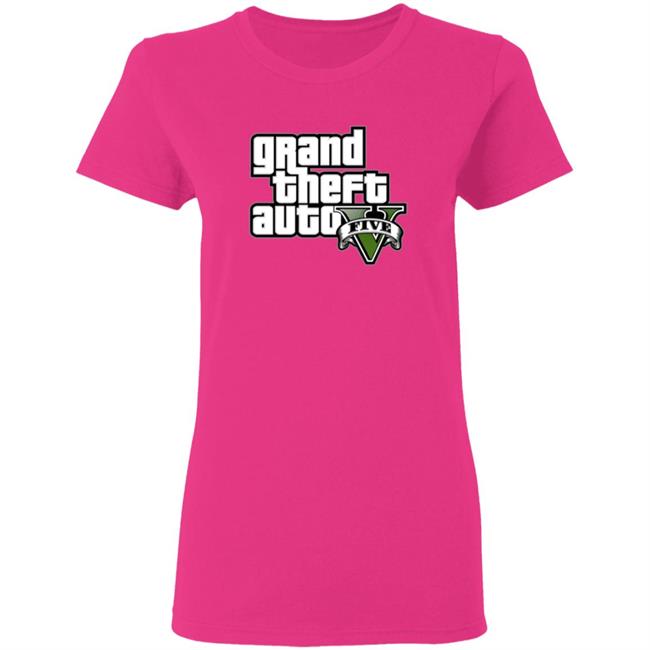 Grand Theft Auto V Logo T Shirt Grand Theft Auto V Logo T Shirt