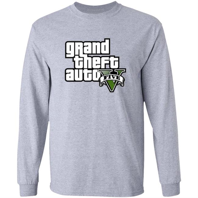 Grand Theft Auto V Logo T Shirt Grand Theft Auto V Logo T Shirt