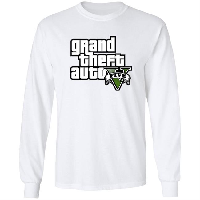 Grand Theft Auto V Logo T Shirt Grand Theft Auto V Logo T Shirt