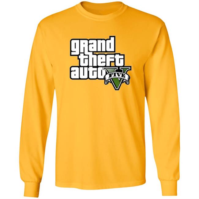 Grand Theft Auto V Logo T Shirt Grand Theft Auto V Logo T Shirt