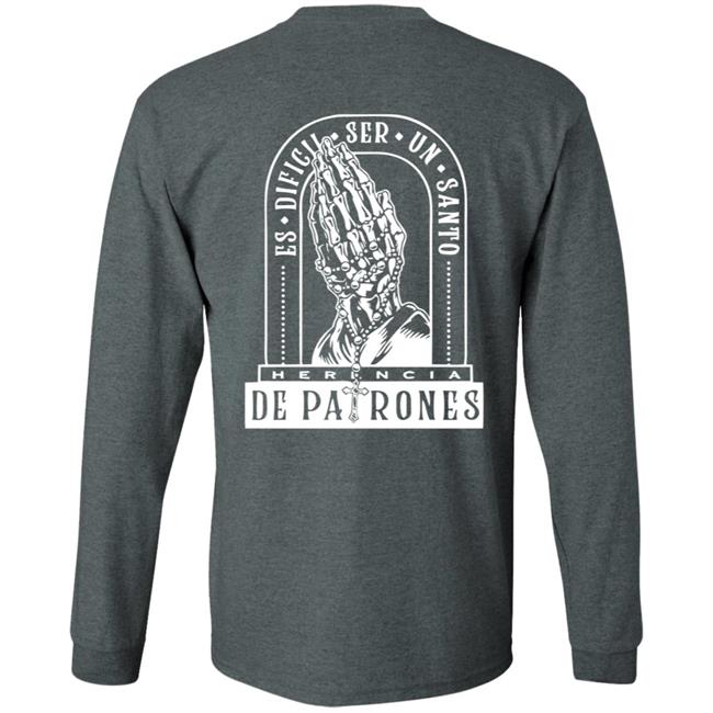 Herencia De Patrones Official Merch Es Dificil Ser Un Santo Hoodie Herencia De Patrones Official Merch Es Dificil Ser Un Santo Hoodie