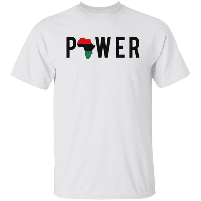 Melaninapparel Power Shirt Power Melaninapparel White T Shirt