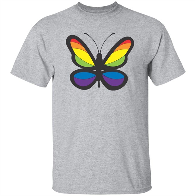 Rainbowdepot Butterfly #2 Shirt Butterfly #2 Rainbowdepot White Shirts Rainbowdepot Butterfly #2 Shirt Butterfly #2 Rainbowdepot White Shirts