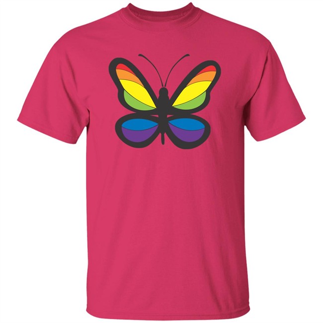 Rainbowdepot Butterfly #2 Shirt Butterfly #2 Rainbowdepot White Shirts Rainbowdepot Butterfly #2 Shirt Butterfly #2 Rainbowdepot White Shirts