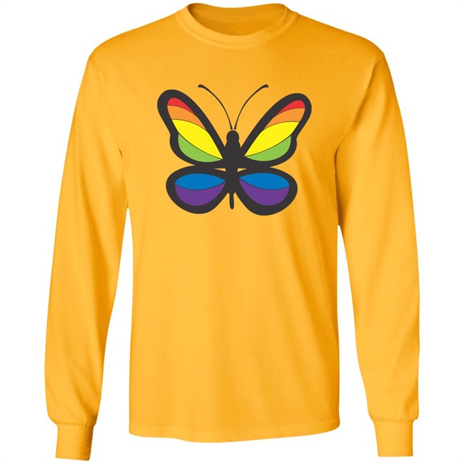 Rainbowdepot Butterfly #2 Shirt Butterfly #2 Rainbowdepot White Shirts Rainbowdepot Butterfly #2 Shirt Butterfly #2 Rainbowdepot White Shirts