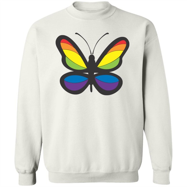 Rainbowdepot Butterfly #2 Shirt Butterfly #2 Rainbowdepot White Shirts Rainbowdepot Butterfly #2 Shirt Butterfly #2 Rainbowdepot White Shirts