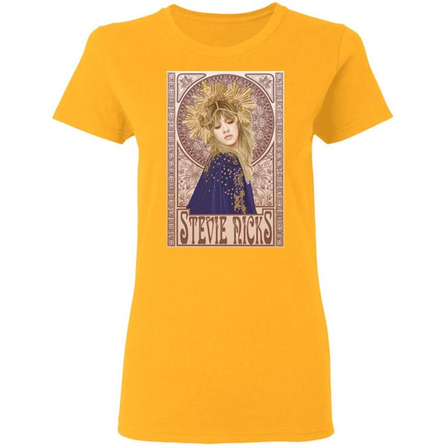 Stevie Nicks T Shirt Mucha Art Nouveau Stevie Nicks T Shirt Mucha Art Nouveau