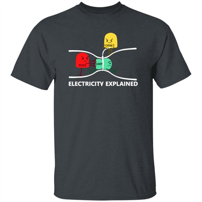 Electricity Explained T Shirt Electricity Explained T Shirt