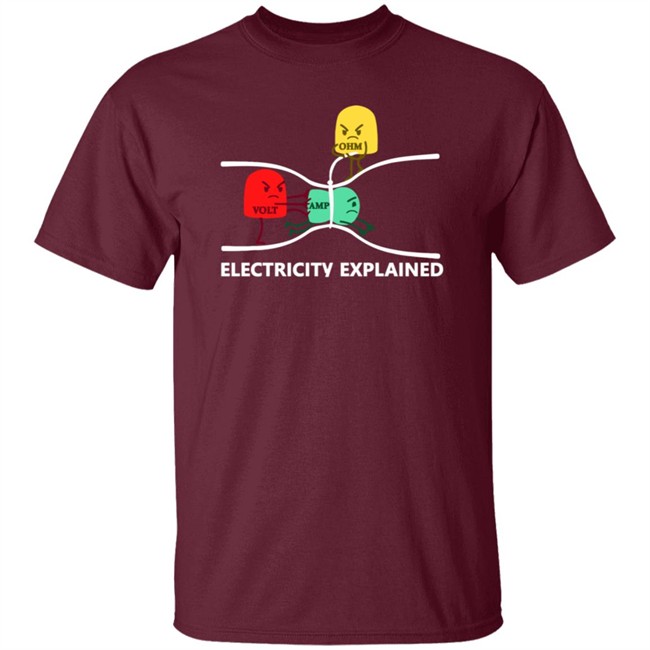 Electricity Explained T Shirt Electricity Explained T Shirt