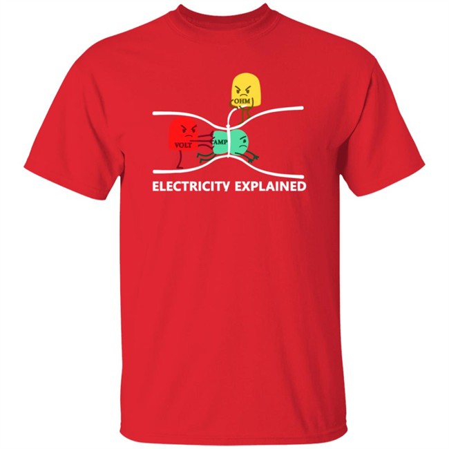 Electricity Explained T Shirt Electricity Explained T Shirt
