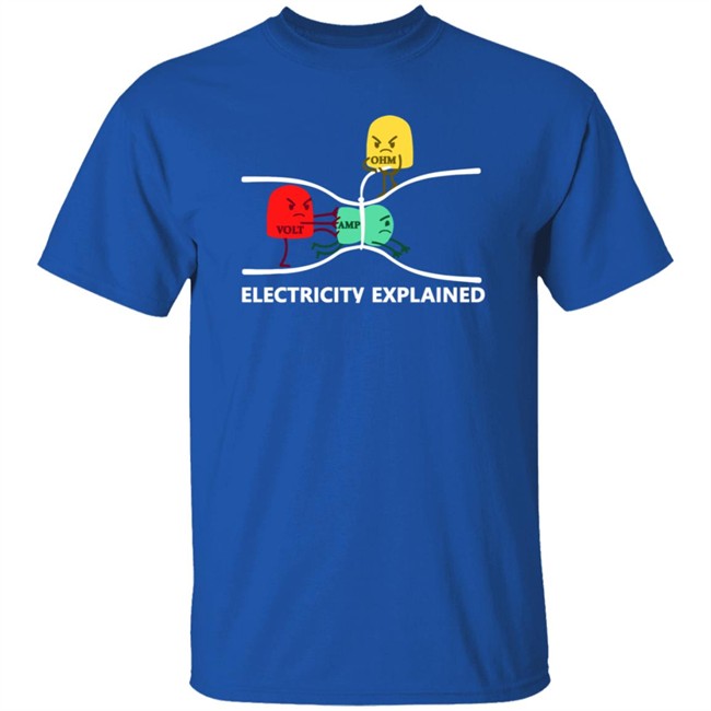 Electricity Explained T Shirt Electricity Explained T Shirt