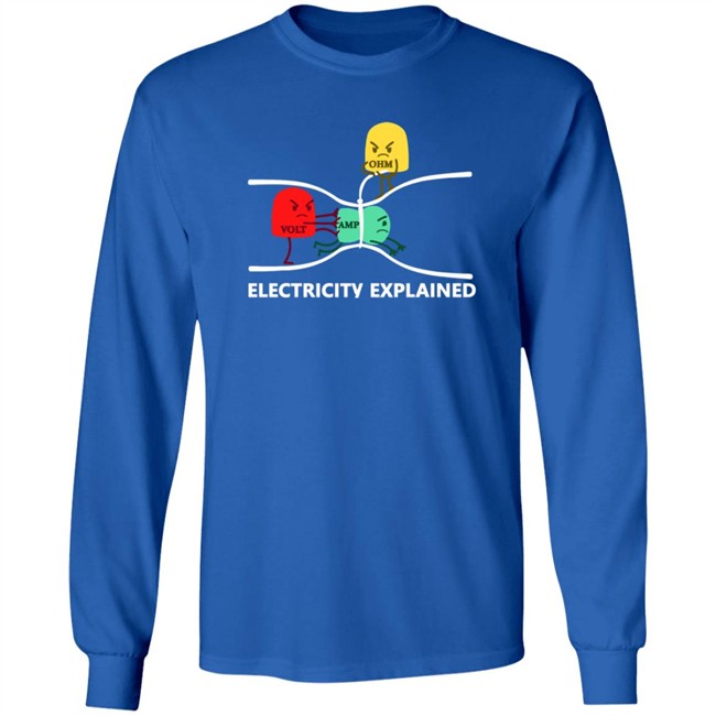 Electricity Explained T Shirt Electricity Explained T Shirt