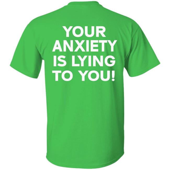 Your Anxiety Is Lying To You Hoodie WNRS Black Hoodie Sweatshirt Your Anxiety Is Lying To You Hoodie WNRS Black Hoodie Sweatshirt