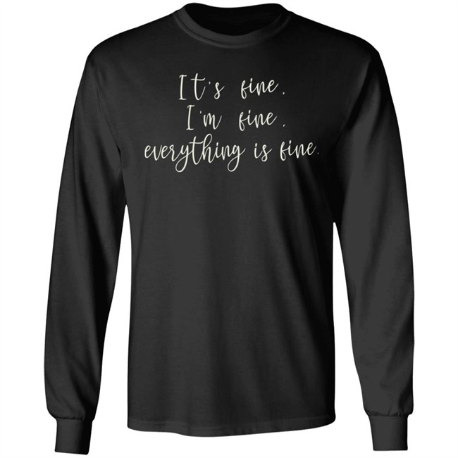 Its Fine Im Fine Everything Is Fine Shirt Custom Vinyl T-Shirt Wellove Its Fine Im Fine Everything is Fine Shirts for Women Novel Cute Saying Casual Letter Print Tee Tops Its Fine Im Fine Everything Is Fine Shirt Custom Vinyl T-Shirt Wellove Its Fine Im Fine Everything is Fine Shirts for Women Novel Cute Saying Casual Letter Print Tee Tops