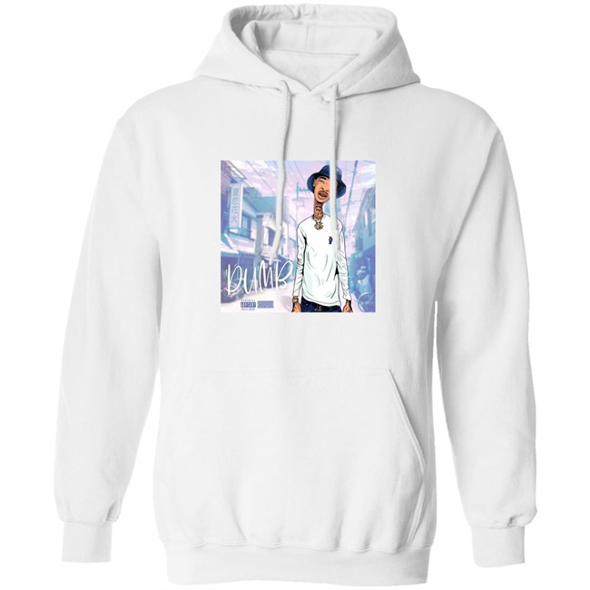 Fligh Treacts Dumb Hoodie Dumb Fligh Treacts White Hooded Sweatshirt