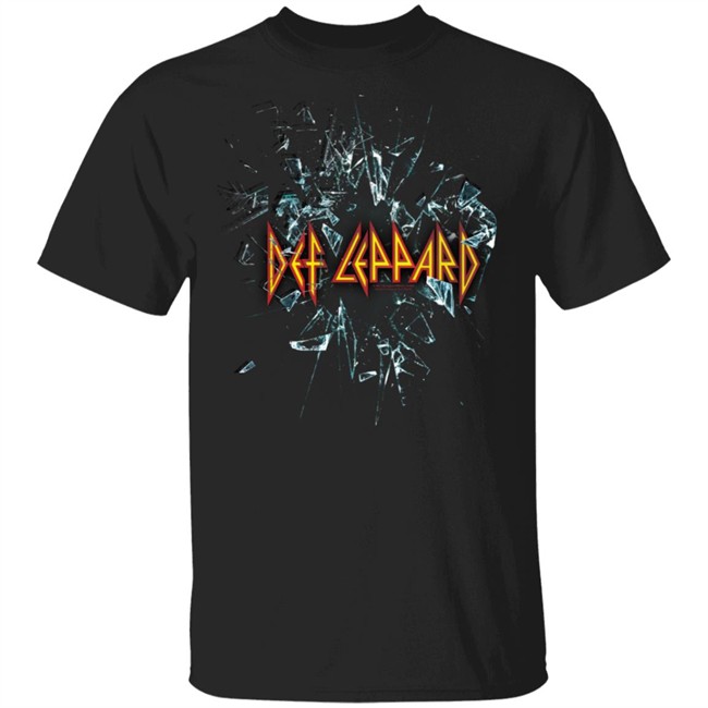 Def Leppard Graphic Band Tee Black Shirt